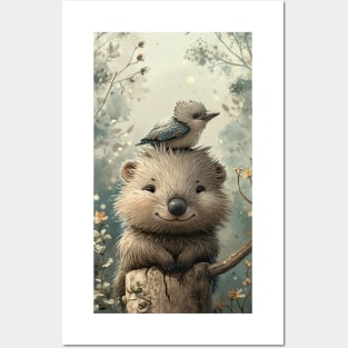 The wombat and the kookaburra! Posters and Art